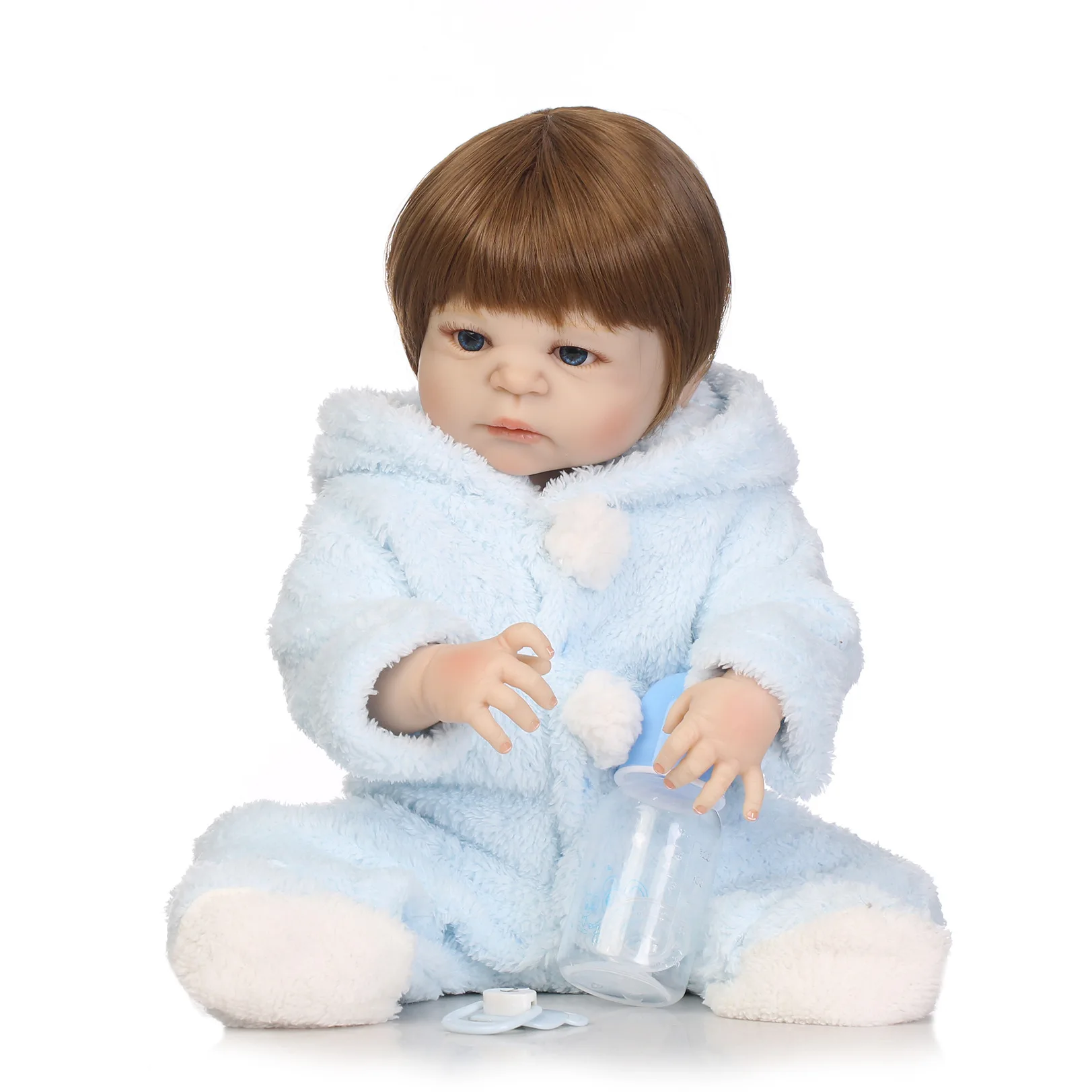 

All Silicone Doll Baby 57CM 20inch NPK Doll Bebe Reborn Dolls Girl Lifelike Reborn Doll Fashion Boy Newborn Reborn Babies