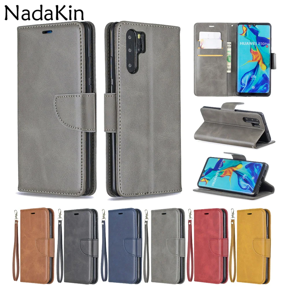 

Luxury Leather Book Case Cover for Huawei P20 P30 Lite Mate 10 20 Pro Nova 3i 5i P Smart 2018 2019 Honor 8 10 Lite Flip Shell