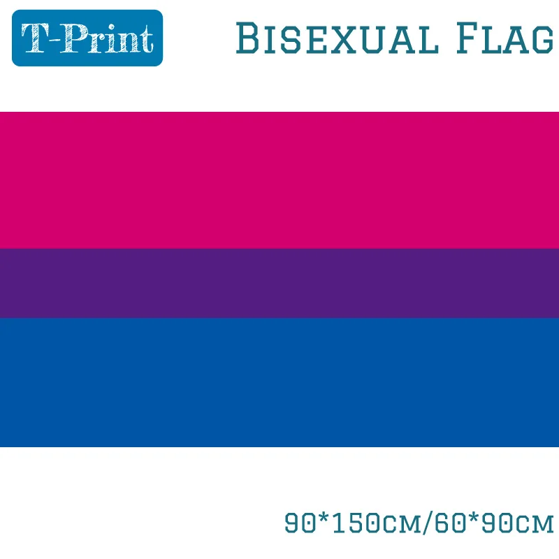 60*90 см Баннер летающие 150*90 см Флаг бисексуальный Прайд флаг ЛГБТ