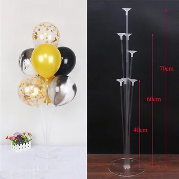 

1Set Happy Birthday Balloons Air Balls Stand Stick Baloon Birthday Party Decoration Kids Adult Holder Ballons Accessories Arch
