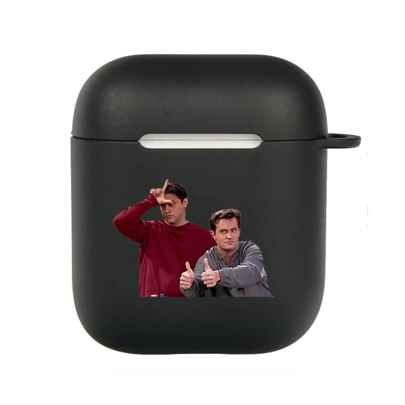 I302164 Чехол для наушников tv Friends для девочек Apple Air pods 2 чехол для зарядного устройства для AirPods 2 1 жесткий черный защитный чехол Аксессуары - Цвет: I302164