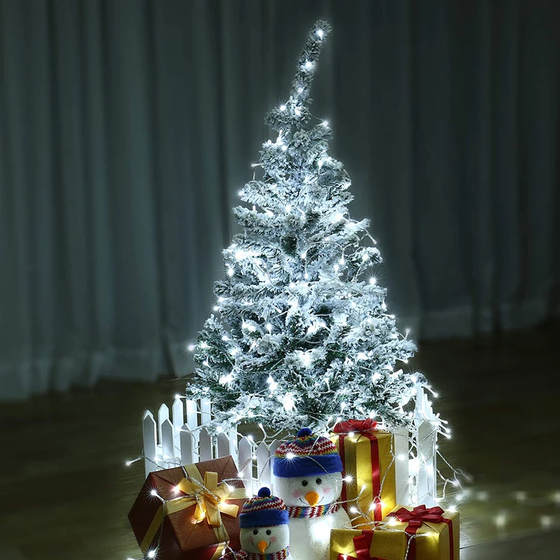10 м 100 светодиодный S гирлянды IP 44 Водонепроницаемый рождественские огни наружный декоративный светодиодный Сказочный свет для праздника, Нового года, рождественской елки