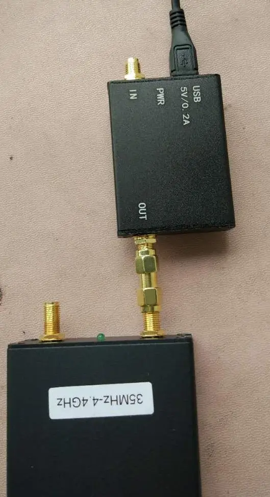 Простой усилитель спектра, LNA, 25 M-6G 20DB 5V источник питания для улучшения чувствительности на входе