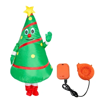 

Christmas Tree Adult Inflatable Cosplay Costume Festival Stage Party Performance Dress Novelty Clothes Christmas Decoration