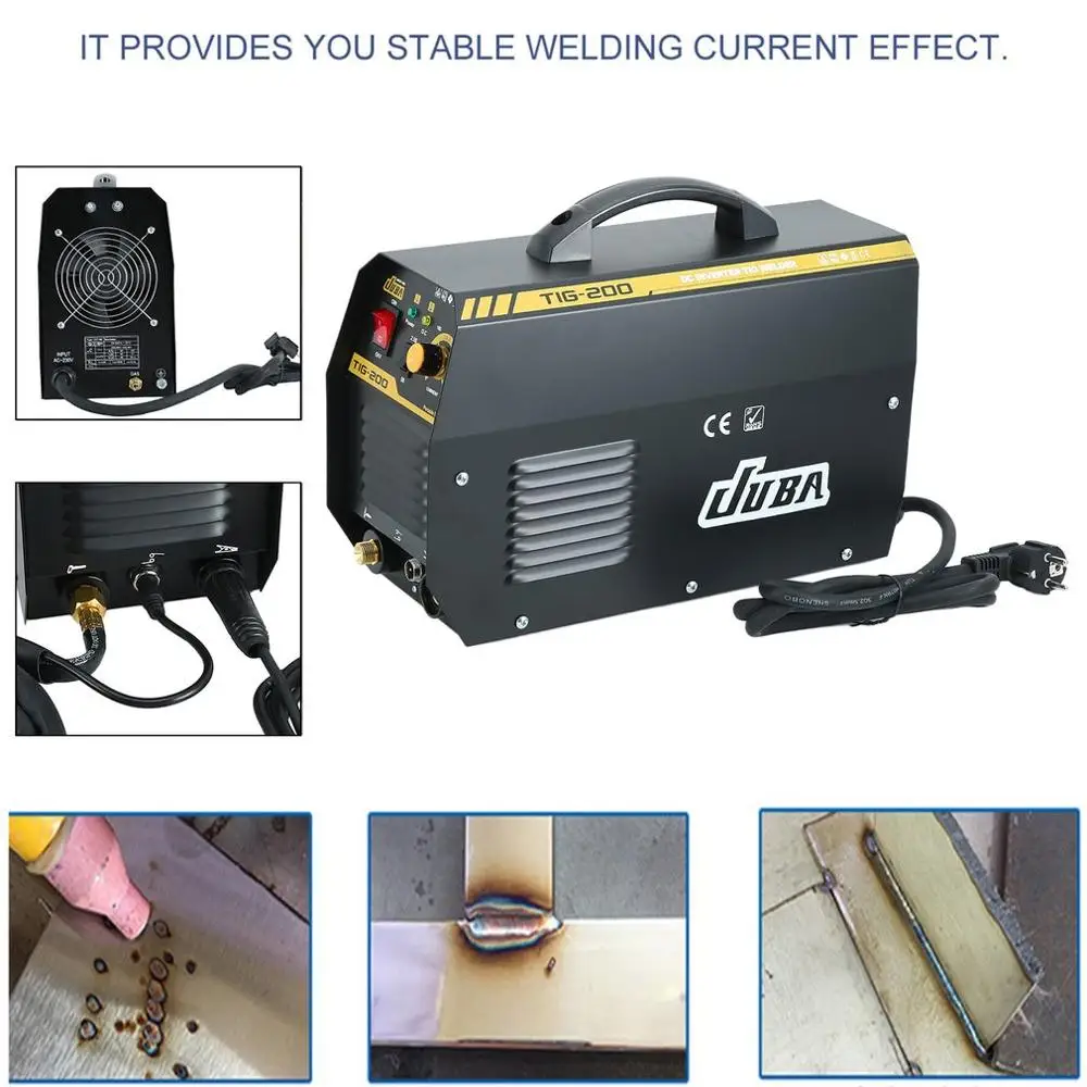 

New TIG-200 Lightweight Over-Voltage Protection DC Inverter TIG Welder TIG Welder Tig/Arc/Stick Tig Welding Machine