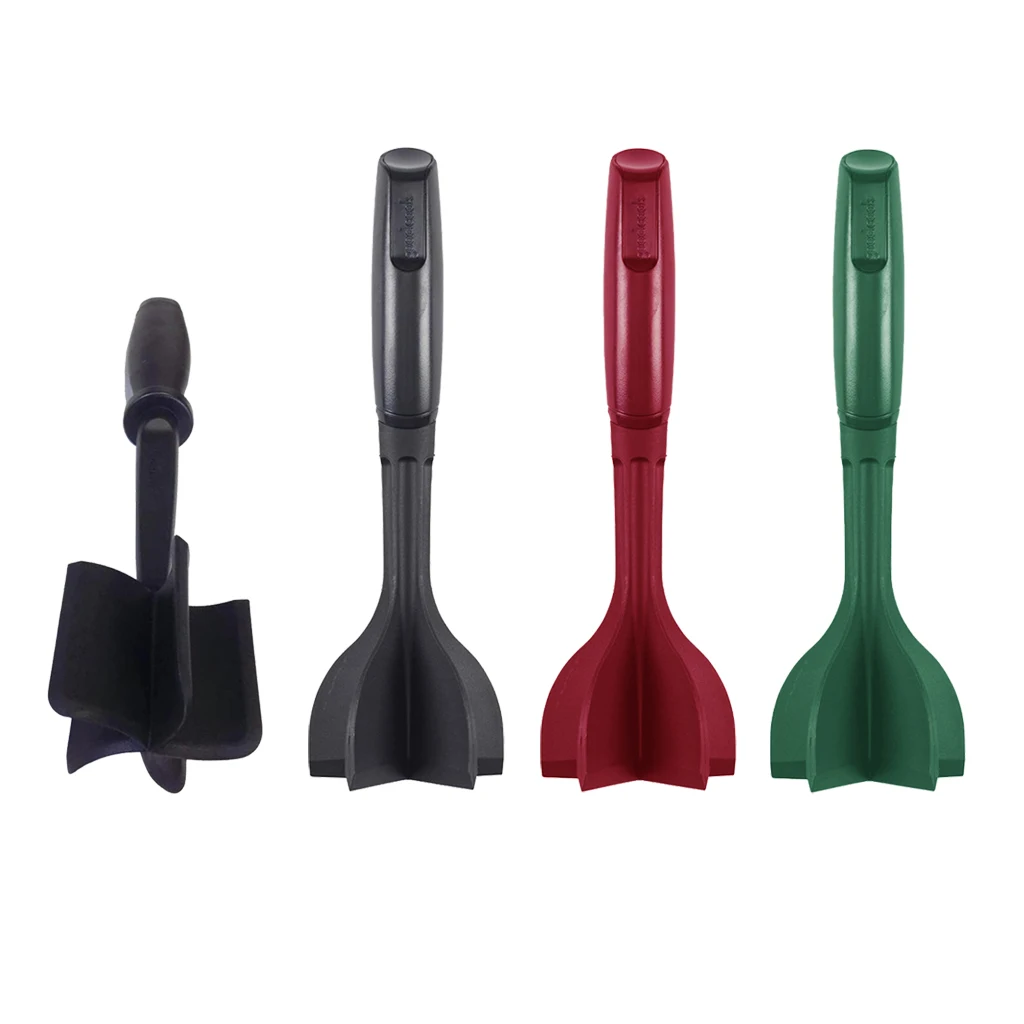 Premium 5 Curve Blades Meat Chopper Rice Potato Pumpkin High Temp Beef Hamburger Masher Smasher Cooking Utensil Kitchen Gadget