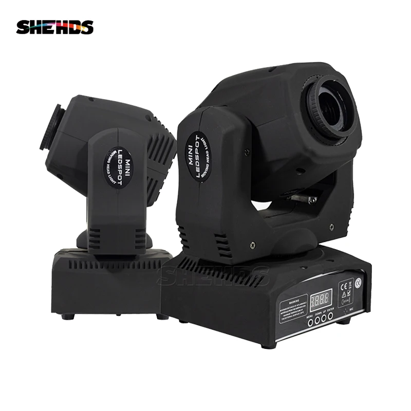  2 Pcs 60w Led Spot Light 7 Gobos Moving Head Light DMX 9/11 Channels Light/Master-Slave/Auto Run/So - 32777191433