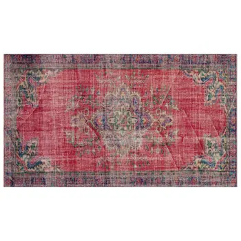 

Handmade Natural Vintage Turkish Area Rug 168x292 Cm-5'6''X9'7''