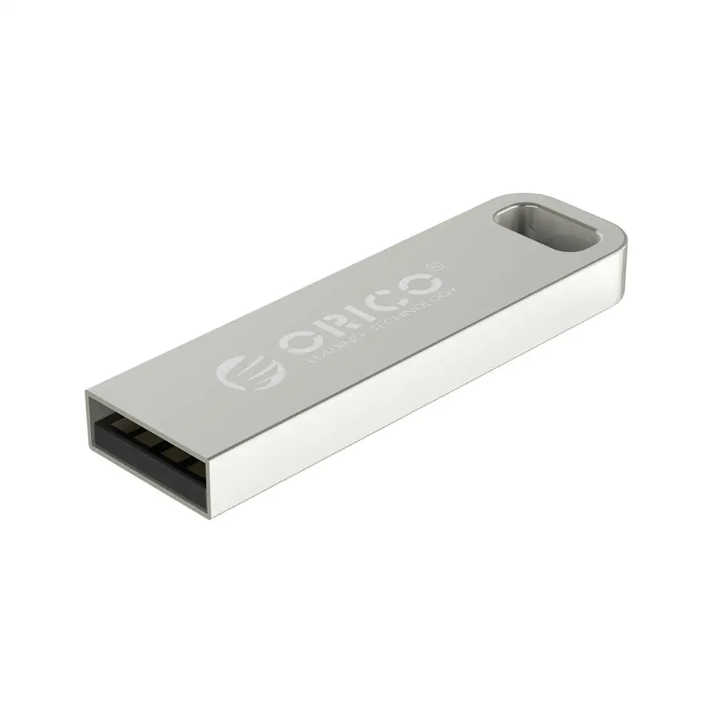 Silver ORICO Металл USB2.0 USB флеш-накопитель 64 ГБ 32 ГБ 16 ГБ флеш-накопитель Флешка USB флешка Водонепроницаемый Металл Серебро Memoria флеш-накопитель Memoria CEL - Цвет: Silver