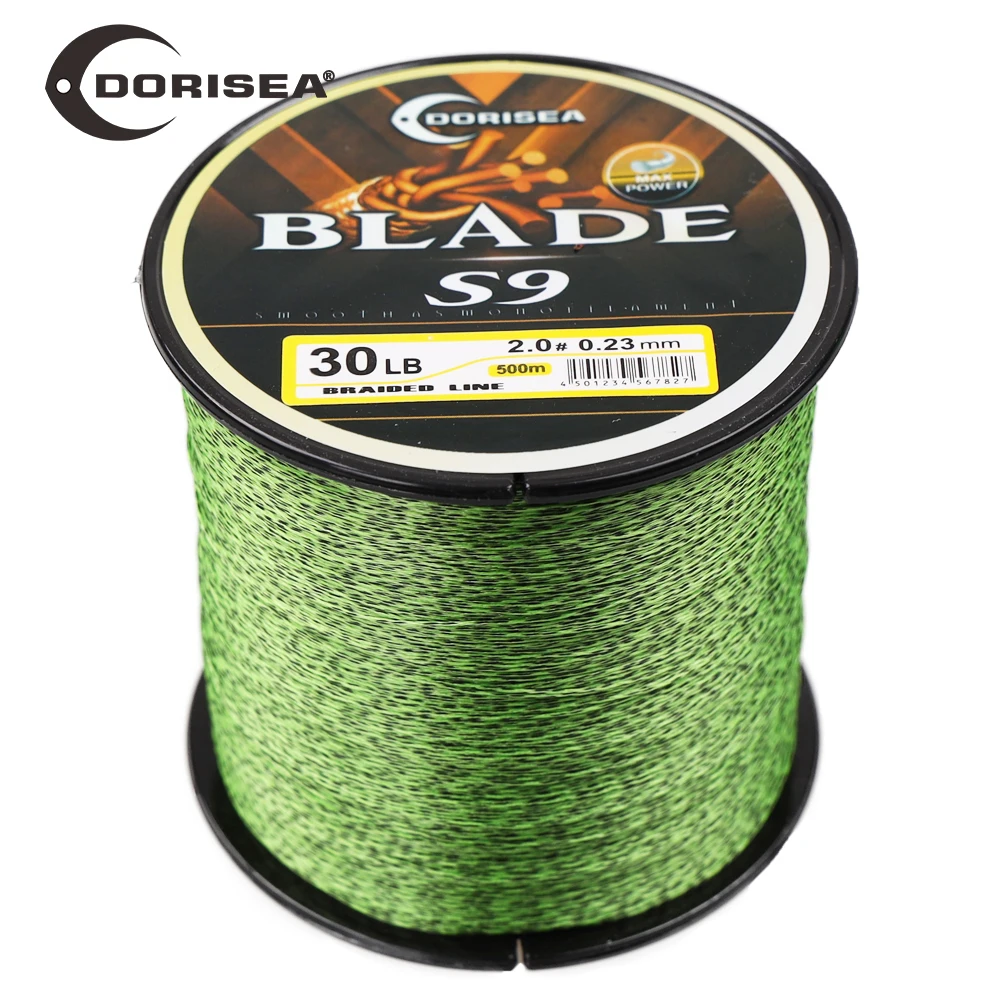 Power Pro 30lbs Braided Fishing Lines Dorisea MEGA 9 Strand 100M-2000M Moss Green Round Dyneema Braided Fishing Line E 8lb Braided Fishing Line - Foto 10