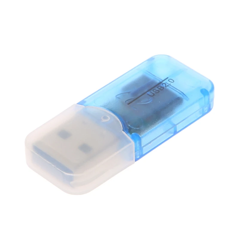 Синий Высокое качество Micro USB 2,0 SD TF карты ридеры адаптеры для компьютеров планшетный ПК - Цвет: Синий