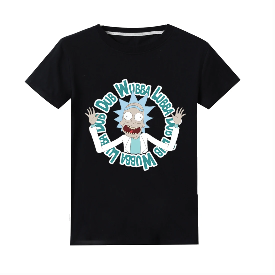 Новинка года; модная детская толстовка с капюшоном черная футболка с принтом «Рик и Морти» повседневные топы с длинными рукавами; сезон осень-зима