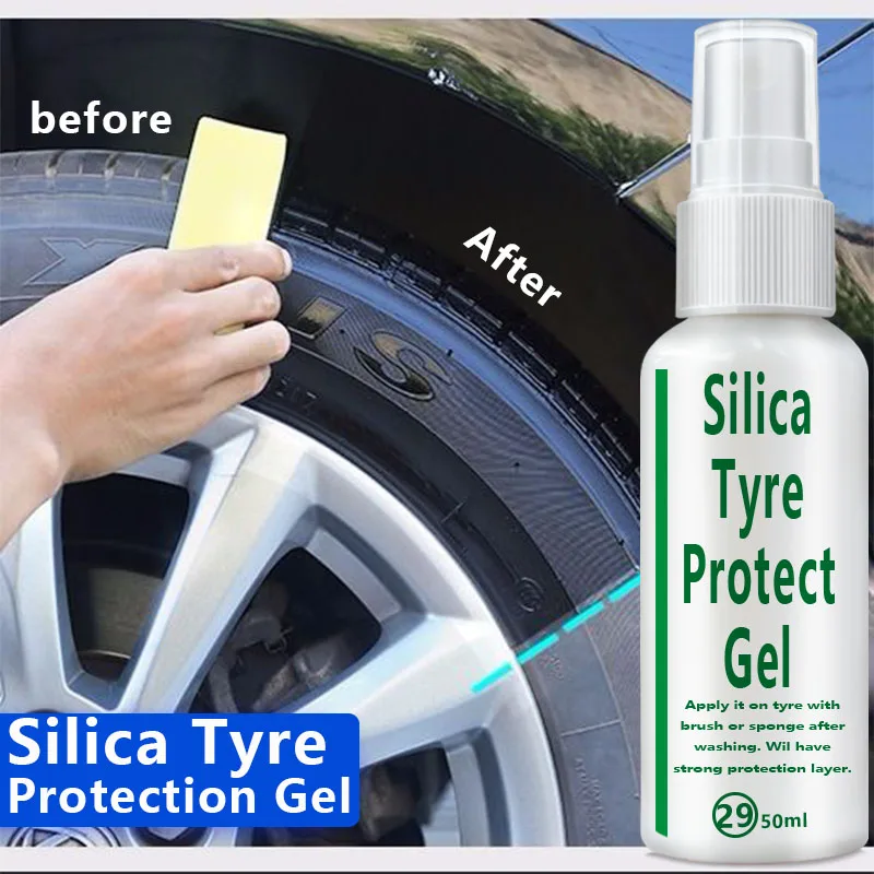 New50ML Car Tire Coating Agent Brightener Decontamination Protector Restoration Accessory car tire coating agent | Автомобили и