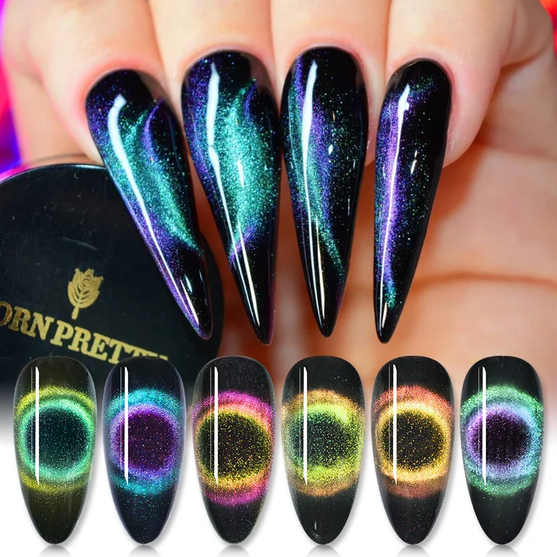От BORN PRETTY 9D кошка Магнитный Гель лак для ногтей Хамелеон использования с магнитом