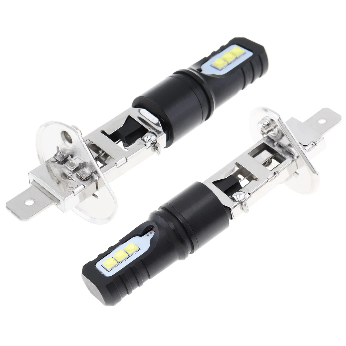 Автомобильная противотуманная фара светильник 2 шт./лот 12V H1 COB SMD светильник s 1200LM 6500 K-7500 K белый, вождения, бега, Светодиодный прожектор лампы светодиодные лампы светодиод Светодиодная лампа светильник лампы