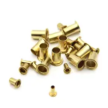 1000Pcs Tubular Rivets M0.9 M1.3 M1.5 M1.7 Mix Circuit Board PCB Nails Copper Hollow Riv