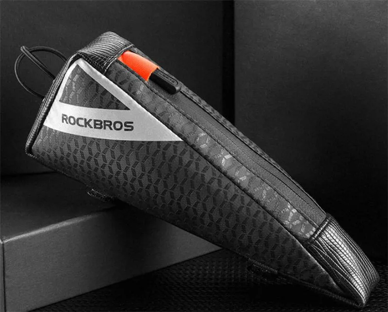 ROCKBROS, сумка для шоссейного велосипеда MTB, сумка для велосипеда, сумка для велосипеда, Ультралегкая, верхняя Передняя труба, рама, треугольная сумка, переносная, водоотталкивающая