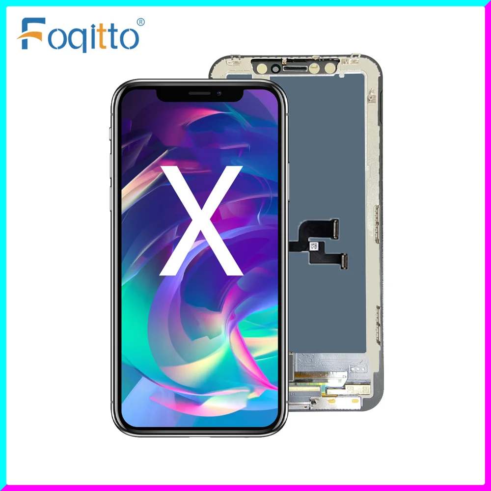

FOQITTO Brand New LCD Screen Digitizer Display Assembly Replacement TFT OLED Display for iphone X XS XR XSMAX 11