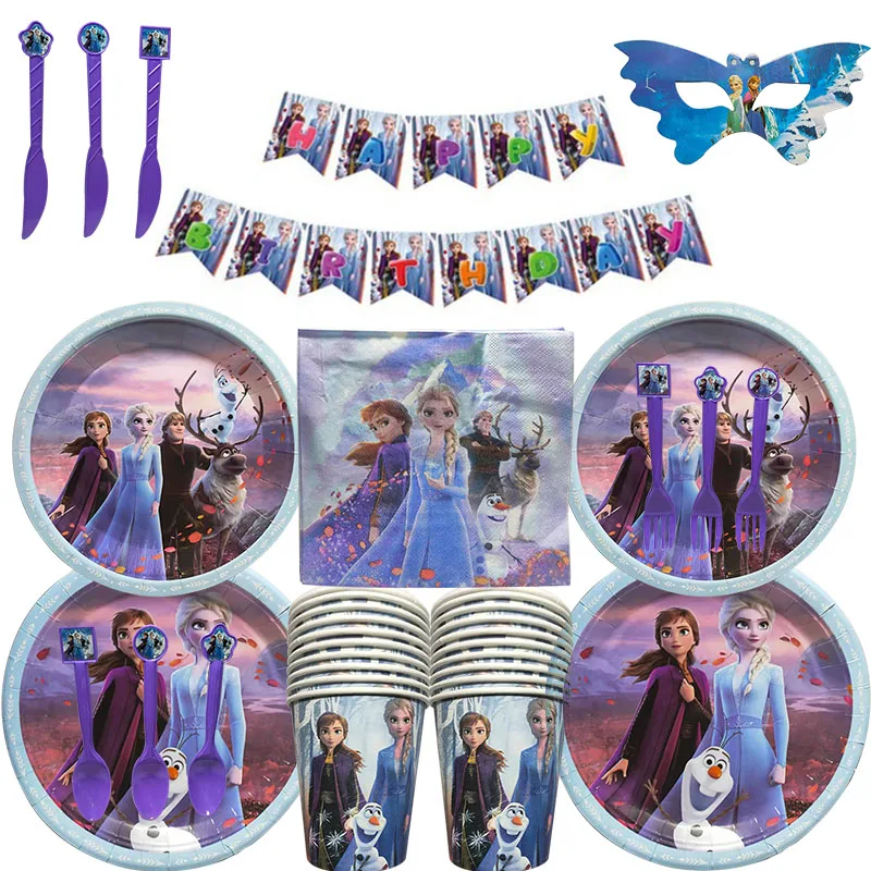 

Набор одноразовой посуды Disney «Холодное сердце» для вечеринки