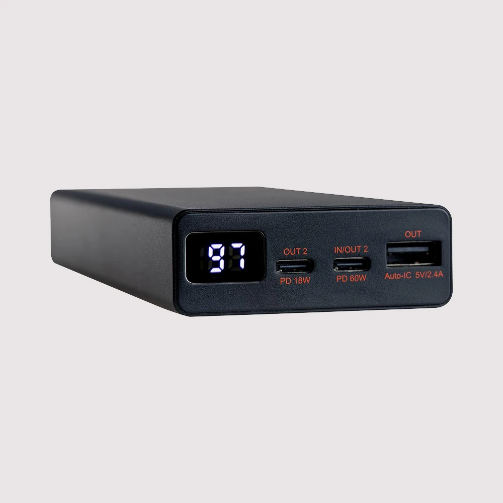 RYKO ATOM PLUS 파워 뱅크, 20000 mAh USB-C, 60W
