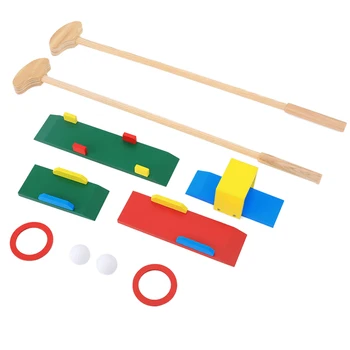 

10Pcs Children Wooden Golf Playset Indoor Outdoor Fitness Educational Toys For Children School Play Game Christmas Birthday Gift
