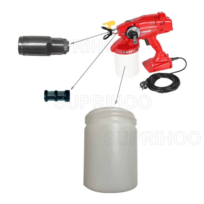 Corded Handheld Airless Paint Sprayer Accessories Low Pressure Painting Machine 17M359 Spare Parts inse i5 corded handheld vacuum cleaner 18kpa suction 600w motor 1l dust cup for wood floor carpet stair curtain car furniture red