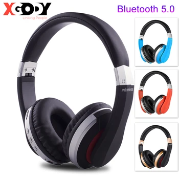 

XGODY MH7 Over Ear Wireless Headphones Noise Cancelling Bluetooth 5.0 Earphone Headset With 3.5MM Jack Cable For FM Game Music