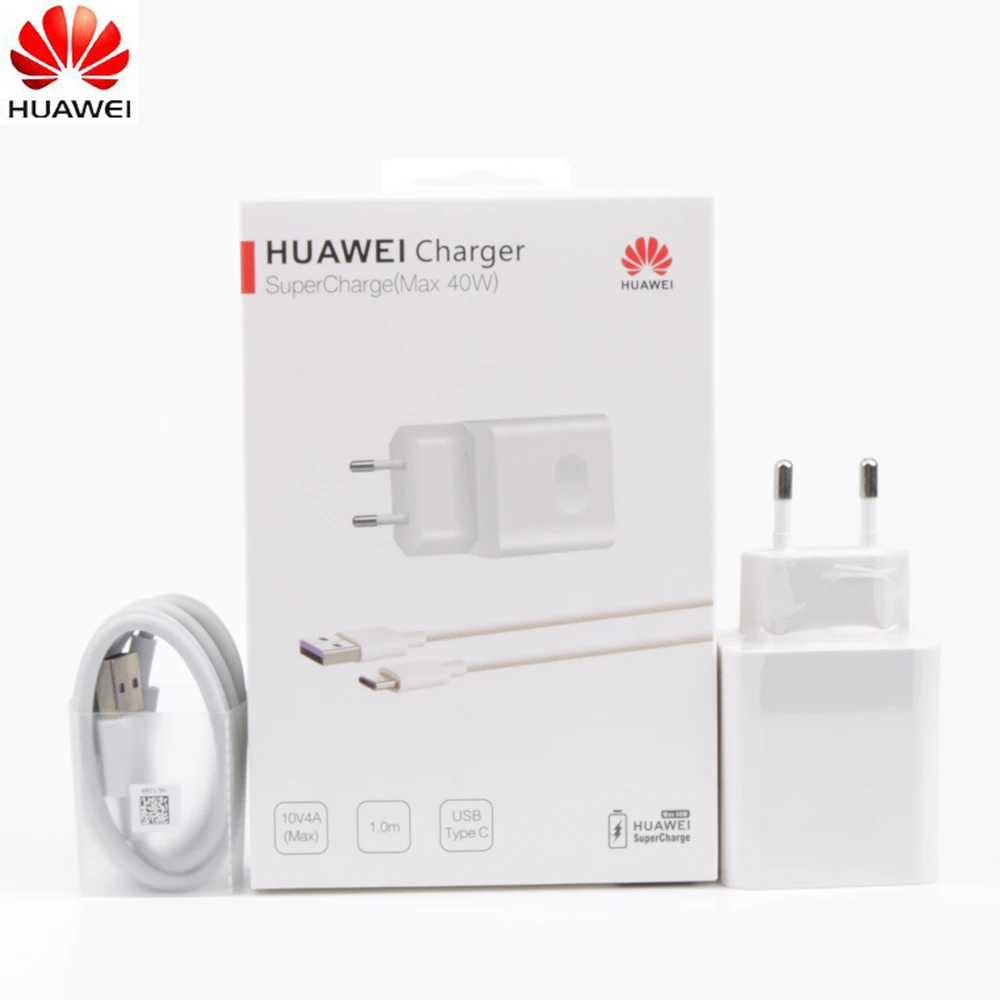 Зарядное устройство Huawei 40 Вт 10 в 4 а 5 А USB type-c | Мобильные телефоны и аксессуары