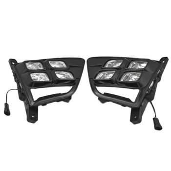 

2X LED Daytime Running Light Driving Fog Lamp for Hyundai Ix25 Creta 2014-2015