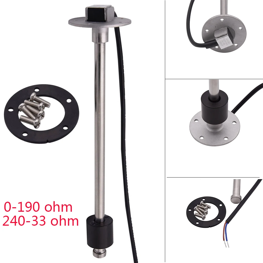 Unit Car Fuel Level Gauge Marine Boat Yacht Sender Flow Sensor Liquid fit for 0~190 ohm 240-33ohm 52MM | Автомобили и мотоциклы