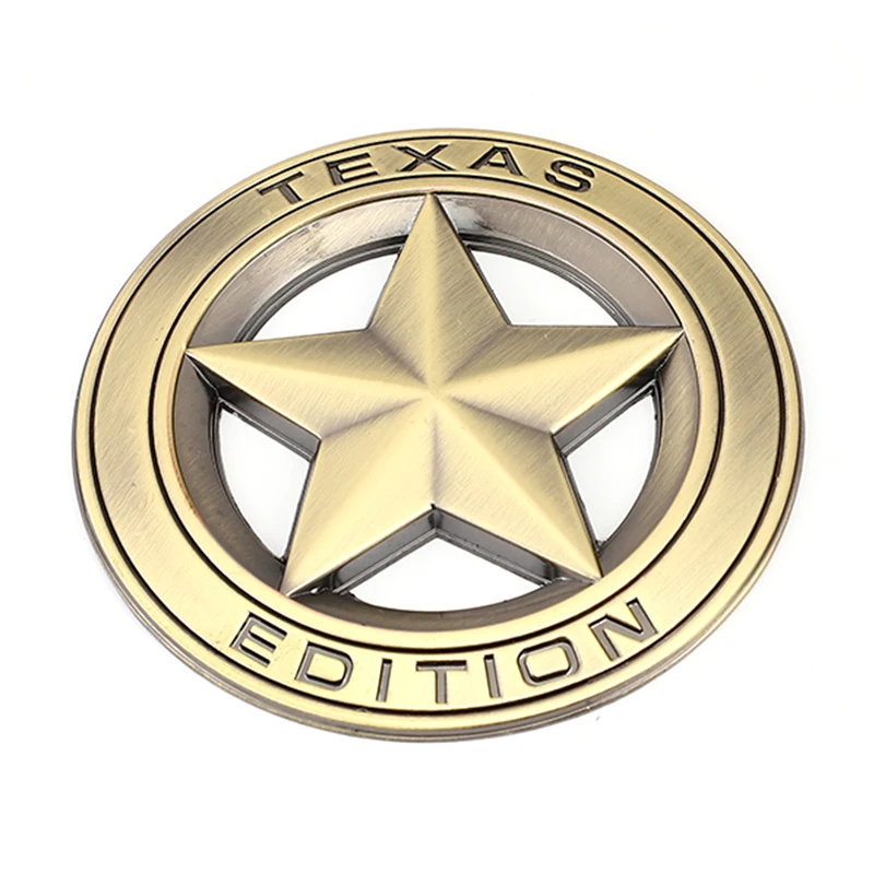 3D эмблема «Texas Edition», Металлическая Автомобильная наклейка, Звездный логотип, эмблема, значок, автомобильный Стайлинг, боковой хвост, наклейка для Jeep Wrangler Liberty Grand Cherokee