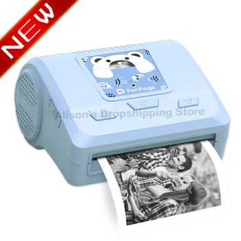 

80mm Peripage Mini Photo Bluetooth USB Printer Pocket Photo Printer For Mobile phone Android and iOS 3 inch Gifts with Free APP