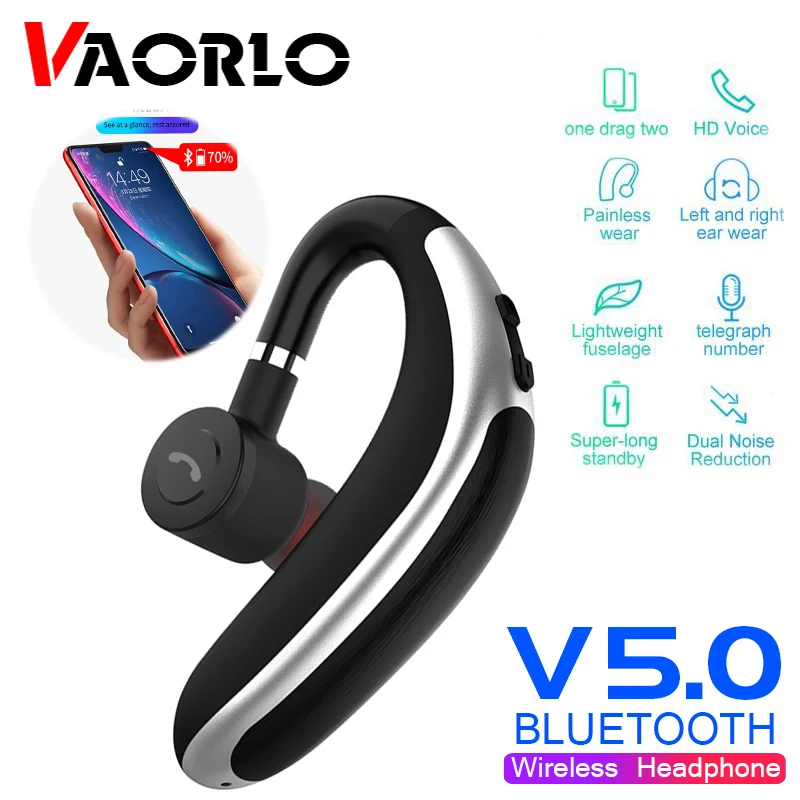 Наушники VAORLO K20 в деловом стиле Спортивные Беспроводные наушники без