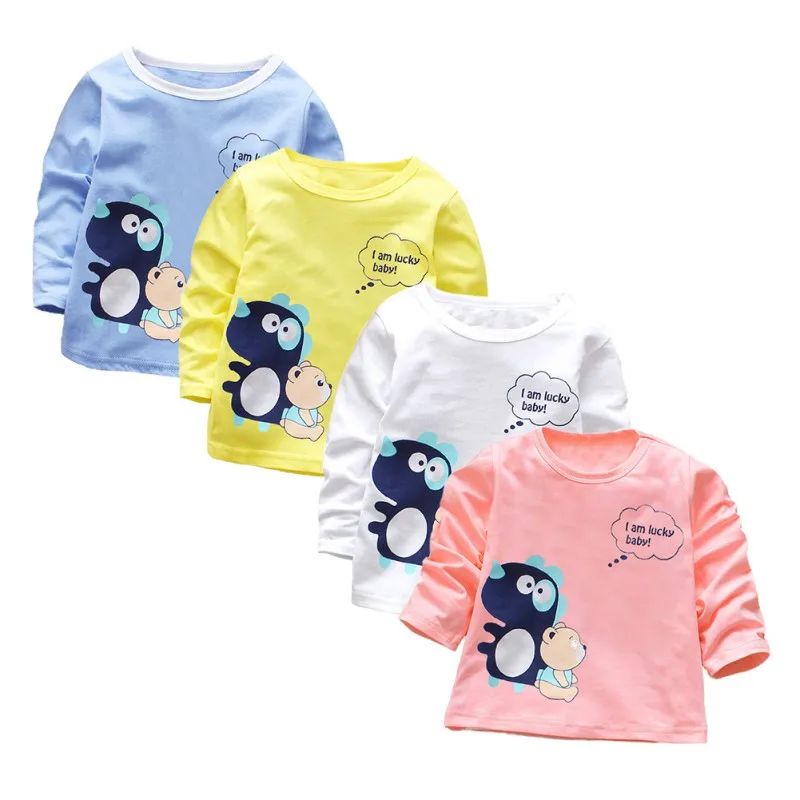 Коллекция 2019 года осенне-Весенняя Повседневная хлопковая Футболка с героями