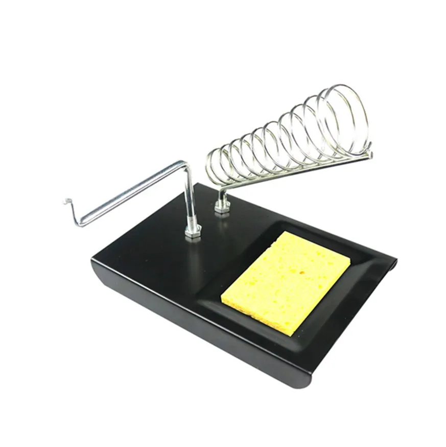 Electric Soldering Iron Stand Holder with Welding Cleaning Sponge Pads Generic High Temperature Resistance hot stapler Welding Equipment