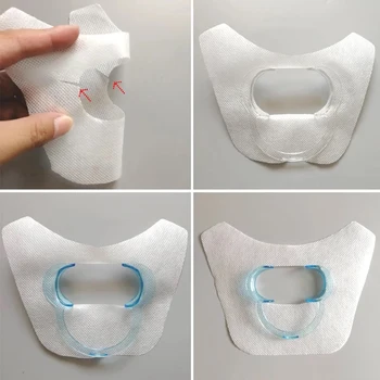 

10PCS Cold Light Teeth Whitening Protection Pad Anti - Drug Surface Pad Oral Care Tools