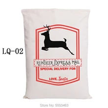 Санта мешки 30 шт/партия Рождественский мешок шнурок вечерние холщовые сумки Горячая Санта Клаус Детская сумка Рождественский подарок