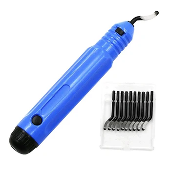 

Professional Burr Trimming Cutter NB1100 Handheld Portable Deburring Tool Edge Removing Tools+10pcs BS1010 Replacement Blade
