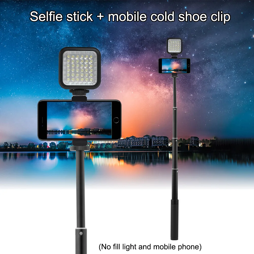 Удлинительная палка стержень с зажимом для телефона держатель для samsung huawei мобильных телефонов QJY99