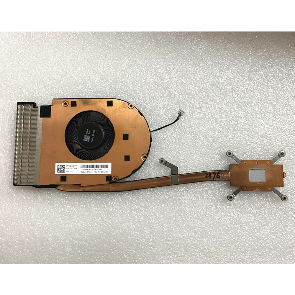 Original para Lenovo Thinkpad T590 Uma Cpu Ventilador Dissipador Montagem Radiador Refrigerador Térmico 01yu194 01yu195 Novo