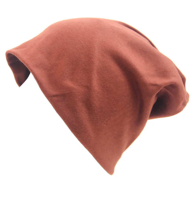 Новая одноцветная унисекс хип-хоп шапка бини шапка Зимний Слауч 19 цветов Один размер эластичный AP громоздкая шляпа - Цвет: Bronze
