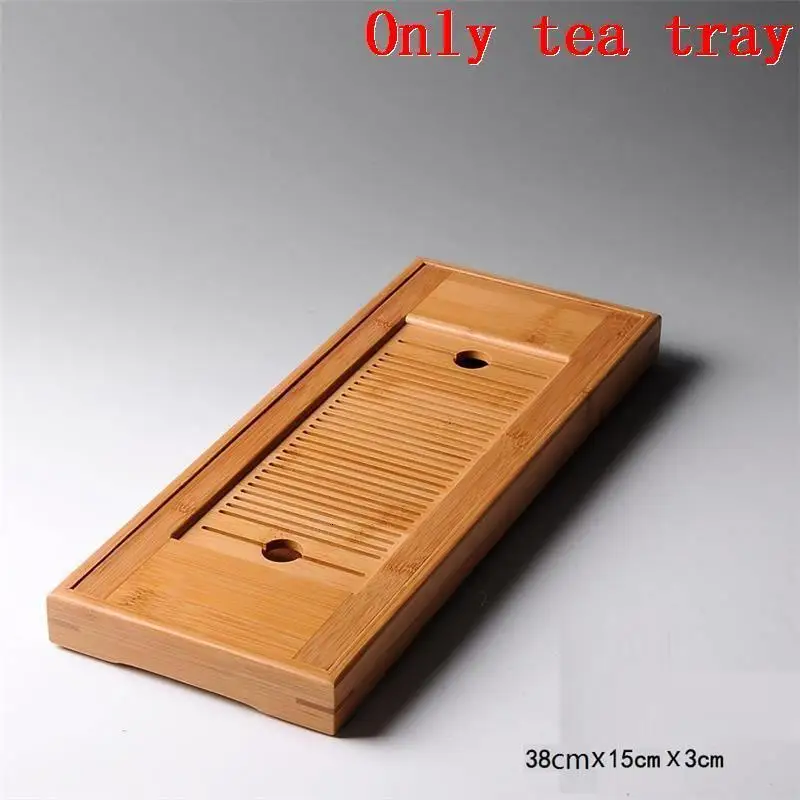 Высокая Keukenhulpjes Juego Pla чай u сервис де Те Чино чайная посуда бандея набор Китайский бамбуковый сервировочный кунг-фу Китайский Gongfu чайный поднос - Цвет: Number 19
