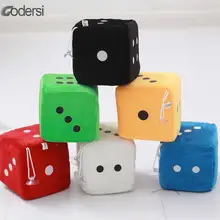 1 пара пушистых игральных костей в белый горошек зеркальные вешалки заднего вида винтажные автомобильные подвесные украшения интерьера авто аксессуары