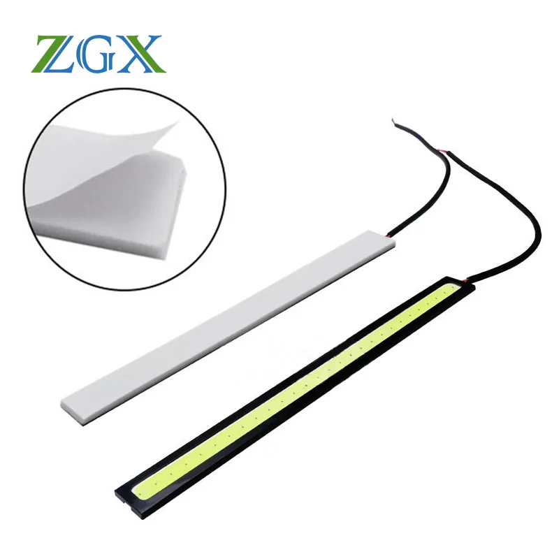 1 Piece Universal Daytime Running Light headlight COB DRL LED Car Lights External Auto Waterproof Vehicle Styling Led Lamp | Лампы и