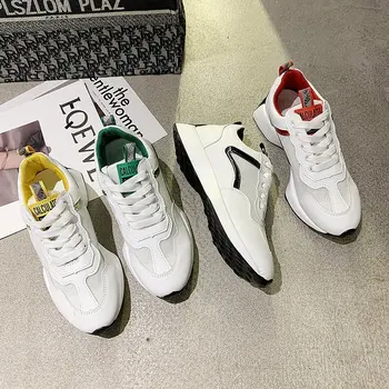 

Spring and summer fashion mesh casual wedge heels women height increase platform shoes women sports shoes white Feminino