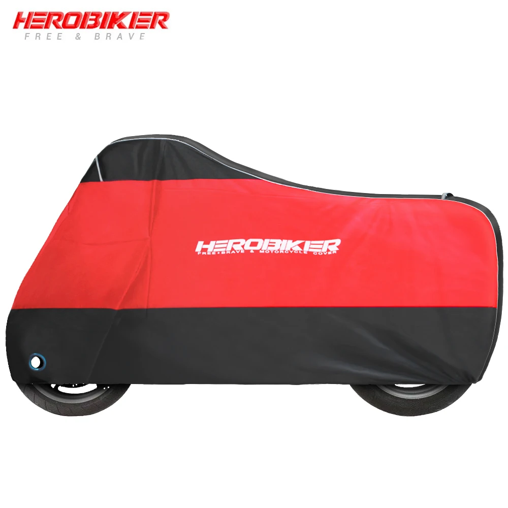 HEROBIKER, новинка, мотоциклетная крышка, велосипедная, Всесезонная, водонепроницаемая, Пылезащитная, УФ-защита, для улицы, для мотоцикла, для скутера, для мотоцикла, дождевик
