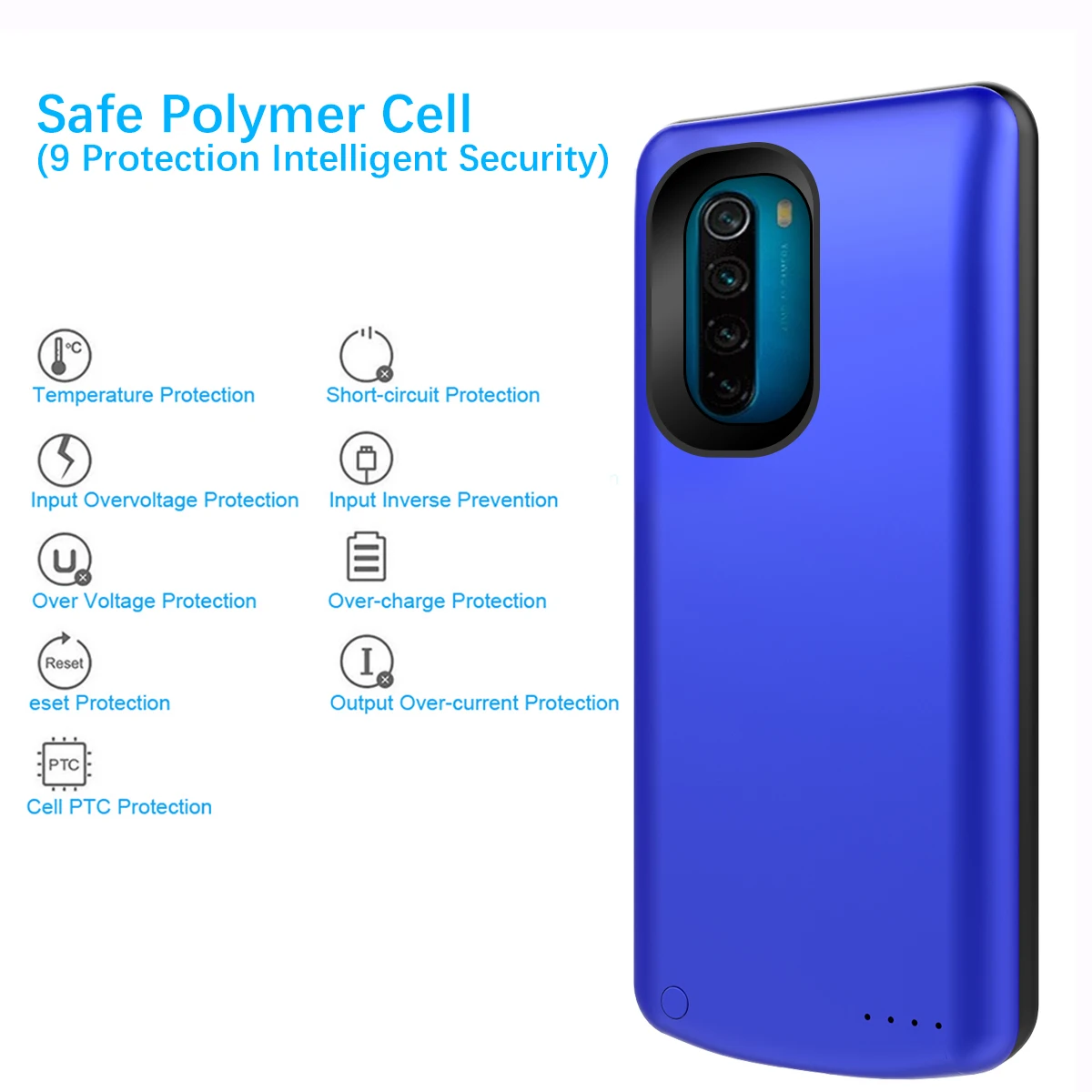 Чехол для Xiaomi Redmi Note 8 с зарядным устройством, 6500 мА/ч, расширенное резервное копирование, зарядное устройство, чехол для Redmi Note 8, чехол для аккумулятора