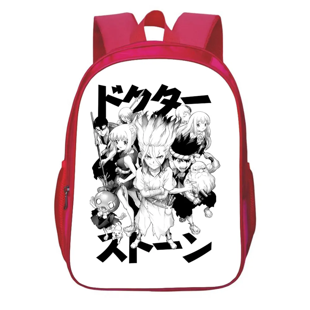 13 Inches Casual Bag DR.Stone Backpack Girls Toddler Cartoon Knapsack Baby Children Toddler Rucksack Mochila Girl gift