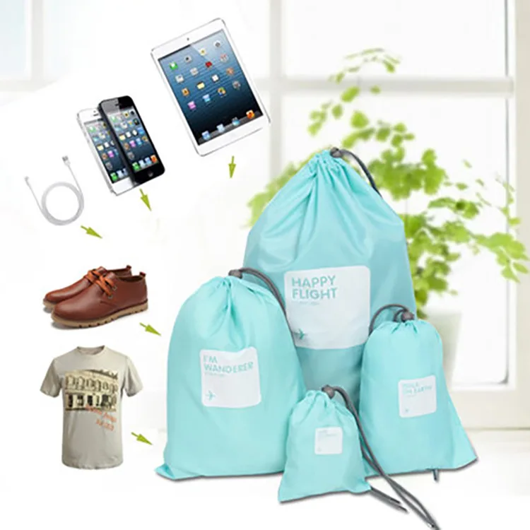 6 шт Водонепроницаемый дорожные сумки одежда багажный Органайзер Одеяло сумка