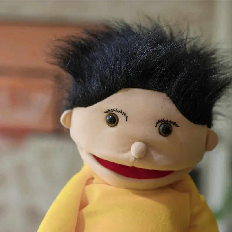 1 шт. 60 см милый рот может перемещать ручную куклу покажите руку и кукольную вентриловую куклу для детей подарочная одежда съемный